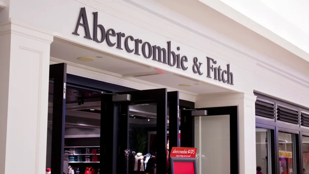 Abercrombie & Fitch store interior, showcasing the role of scent in sensory branding.