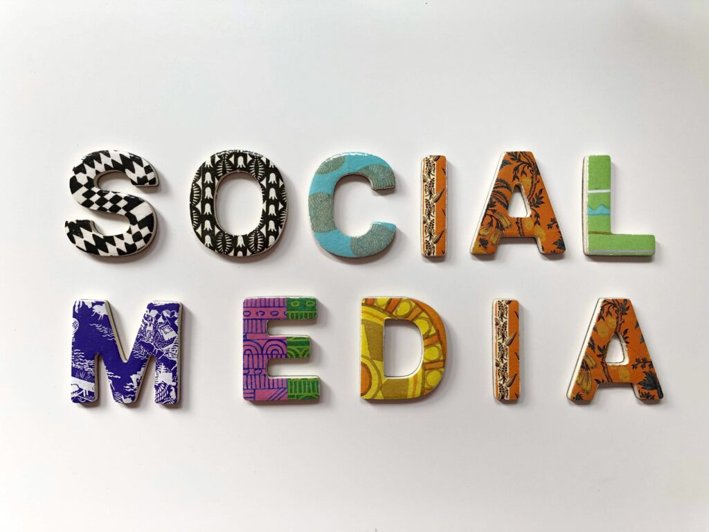 A colorful graphic showing various social media icons (Facebook, Instagram, Twitter) with a checklist overlay highlighting best practices for social media optimization.
