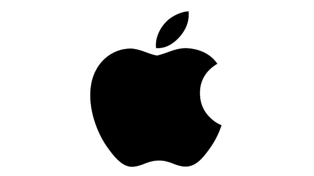 Apple logo illustrating shape psychology and its representation of simplicity and innovation in branding.